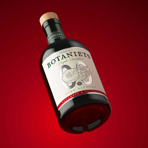 Botaniets Komkommer Cranberry, Gedistilleerde Spirit 0,0% 50cl